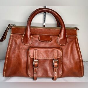 EUC Vintage Chloe Edith Brown/Chestnut Satchel 2006